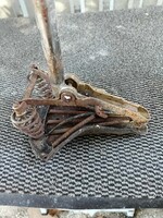 Vintage leather bicycle seat