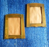 Special Poppy Art Nouveau Picture Frame Pair