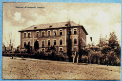 Budapest - Kamaraerdő, Árvaház -   régi képeslap  1932   volt bentlakó leánynak a nevelőktől aláírt