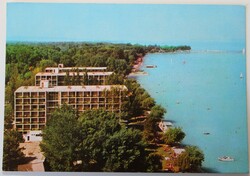 Képeslap, Balaton, Siófok, Szállodasor (K3)