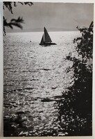 Képeslap, Balaton, üdvözlő, vitorlás 1967 (K3)