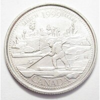 Kanada,25 cents 1999 - Kanada története a második évezredig - március EF+ vas