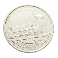 Kanada,25 cents 1999 - Kanada története a második évezredig - június EF+ vas