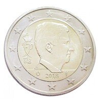 Belgium,2 euro 2018  ötvözet