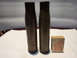 Old Soviet Anti-Tank Cartridge Case Siblings Together Military Machine Gun Paperweight Table Decor
