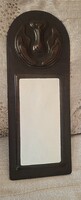 Art Nouveau Leather-Framed Mirror