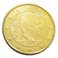 Belgium,50 eurocent 2018  ötvözet