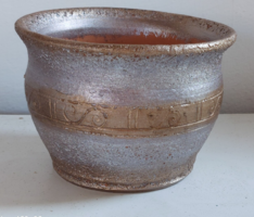 Handcrafted Flower Pot, Ceramic Plant Container