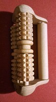 Retro Wood Handheld Body Massager Roller