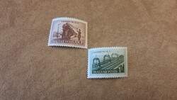 1952 Vasutasnap ** Kat: 500 Ft gumitörés