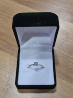 Briliáns gyűrű 14.k 0.03ct  52/es