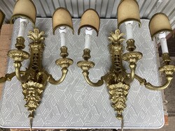 Baroque Style Wall Sconces Pair