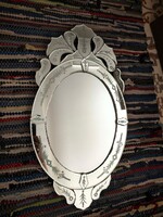 KARE Design veneziai / muranói stílusú metszett üvegtükör