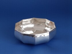 Lavorato a mano silver serving tray. Italy, second half of the 20th century