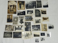 Horthy Soldier Photos, Felvidék Invasion, Hajmáskér, Zilah, etc. 29 pcs
