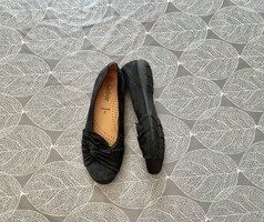 Gabor Leather Loafers 38 Black, Ballerina Shoes