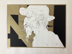 Endre Szász (1926-2003), serially numbered screenprint.