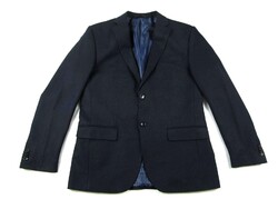 JEFF BANKS (XL - size 52) AUTHENTIC ELEGANT MEN'S DARK BLUE JACKET