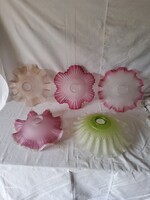 Antique kitchen ruffled lampshades