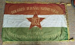 Silk Flag.Pálfalvai Mining Equipment Manufacturer. 1950s
