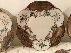 BAVARIA  - SZÁMOZOTT - 3 D - TÁNYÉR  - PORCELÁN - 11 cm - ARANYOZOTT