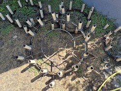 Large Wrought Iron Chandeliers 5 pcs