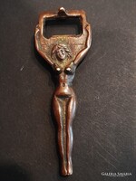 Retro Nude Brass Bottle Opener