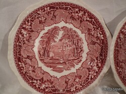 MUSEUM PIECE - 1890 - 1910 - MADE BY - MASON'S VISTA PINK - PLATE - PORCELAIN - 20 cm - PERFECT