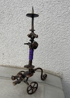 Lajos Muharos Bronze Candle Holder