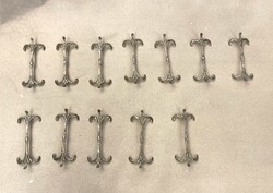 Art Nouveau Silver Knife Rack Set