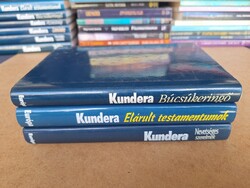 Milan Kundera könyvcsomag (3 kötet).2500.-Ft