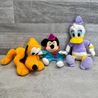Disney Goofy Dog, Minnie Mouse Puppet, Daisy Duck Plush Toy Set