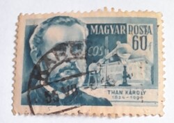 1954 Tudósok 60 fillér pecsételt