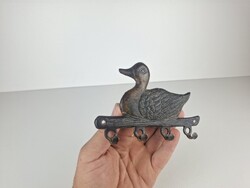 Kis kacsa fogas, retro bronz fogas