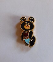 Hollóházi badge, 1980 Moscow Olympics