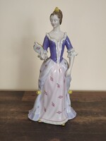 Hollóházi Baroque Lady with Mirror