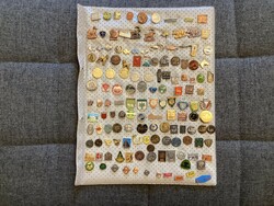 About 140 badges.