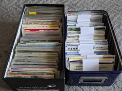 Nagy retro rádióamatőr QSL lap gyűjtemény