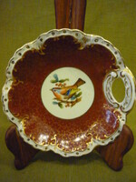 Oscar Schlegelmilch madárkás, porcelán kínáló tányér. 1070016