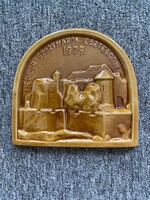 MEDICOR Sportnapok – Esztergom 1979 kerámia emlékplakett