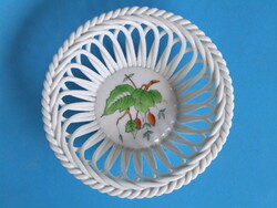 HECSEDLI, CSIPKEBOGYÓ MINTÁS HERENDI FONOTT TÁLKA 11,6 cm (220503)