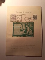 Bèlyegnap, emlèk kiskönyv.