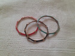 3 Enamel Cuff Bracelets