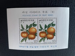 South Korea fruits 1974 mint