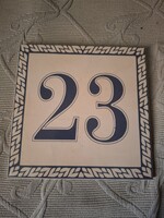 House number tile ceramic tile 23
