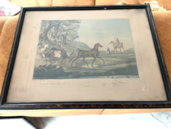 ANTIQUE COLOR LITHOGRAPH, CARLE VERNET, 19th century