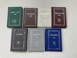 Jubilarians – mini printing industry book collection, 7 volumes (1988–1996)