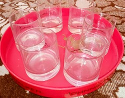 Johnnie Walker Glass Set! Plus Original JW Drink Tray *Bar Tray*