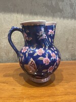 STUNNING ANTIQUE ZSOLNAY COBALT JUG, PITCHER