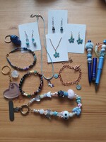 Unique handmade jewelry set